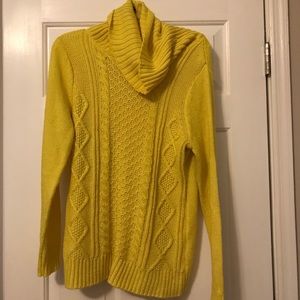 NY & Co Canary Yellow Shimmer Sweater